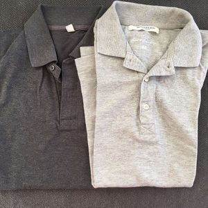 Two polo neck T-shirts